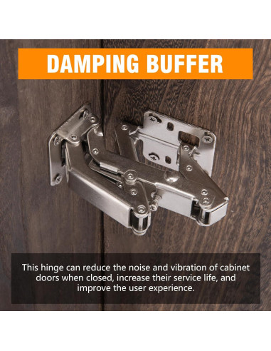 6 Piezas Bisagras Europeas CHANGE MOORE 170 Grados Ajustables