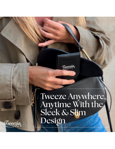 Juego de Pinzas de Acero Inoxidable TWEEZIA - 4 Puntas de Precisión