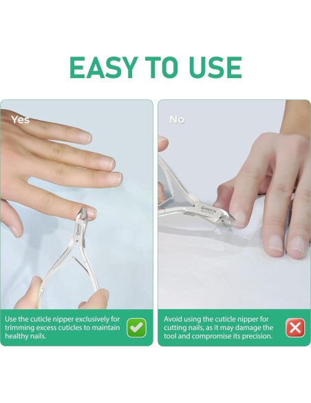 Cortador de Cutículas Profesional Acero Inoxidable Plata