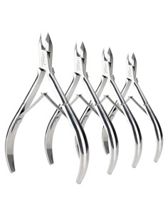 Kit de Cortadores de Cutículas LePinko 4 Piezas Afilados