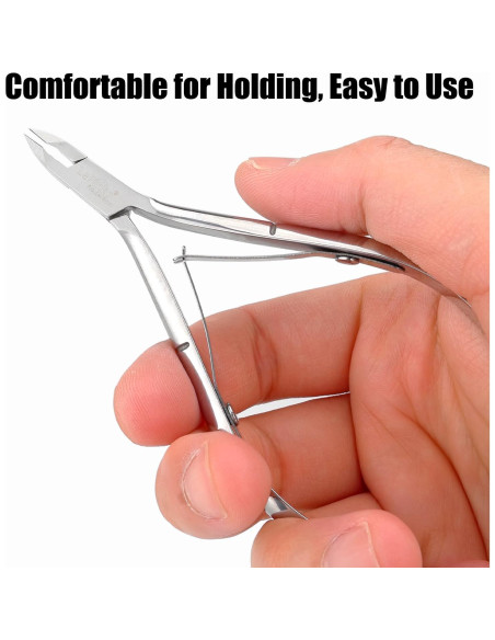 Kit de Cortadores de Cutículas LePinko 4 Piezas Afilados