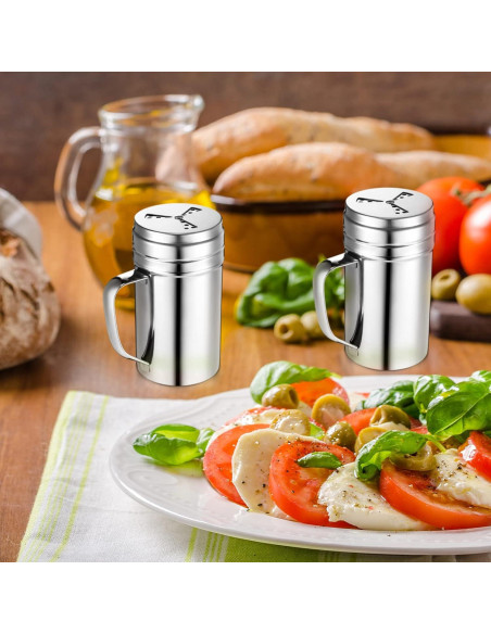 Botella Sazonador 3 Piezas Geiserailie Acero Inoxidable Grande