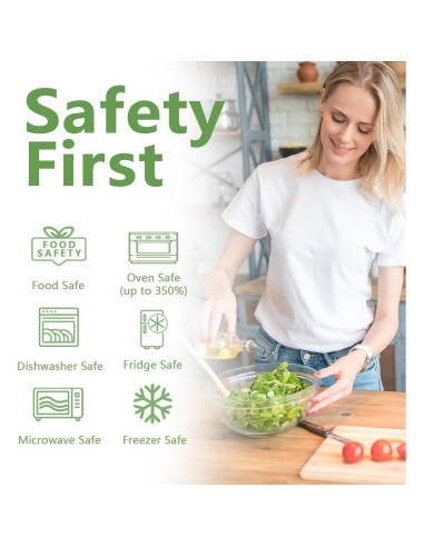 Tapas de Silicona Reutilizables O-CONN - Juego de 7 Piezas