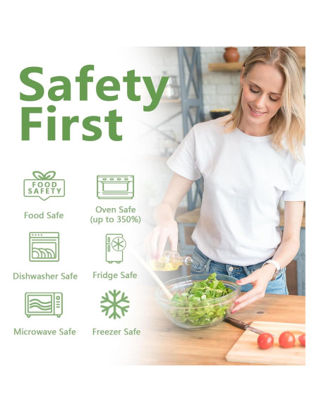 Tapas de Silicona Reutilizables O-CONN - Juego de 7 Piezas