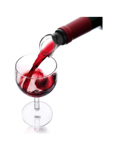 Juego de Servidor de Vino Vacu Vin Negro - 2 Piezas, 14x17.8 cm 2