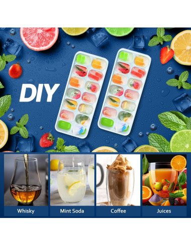 Bandeja de Hielo CKE Esenciales de Cocina Acogedora 4PK Verde