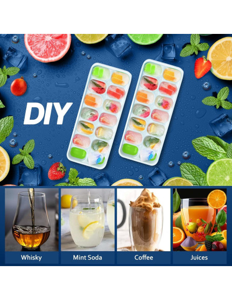 Bandeja de Hielo CKE Esenciales de Cocina Acogedora 4PK Verde