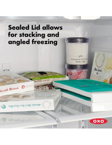 Bandeja de Hielo OXO Good Grips con Tapa de Silicona