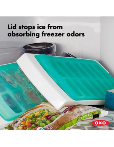 Bandeja de Hielo OXO Good Grips con Tapa de Silicona