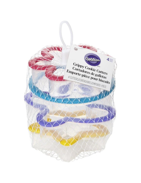 Conjunto de Cortadores de Galletas Wilton 4 Piezas Acero Inoxidable
