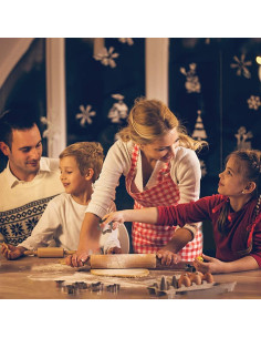 Juego de Cortadores de Galletas MCIGICM 12PCS Acero Inoxidable 2