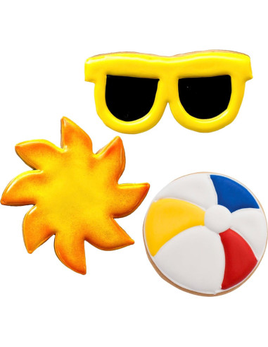 Cortadores de Galletas de Playa Ann Clark Set 3 Piezas Verano