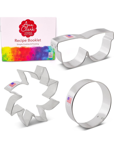 Cortadores de Galletas de Playa Ann Clark Set 3 Piezas Verano