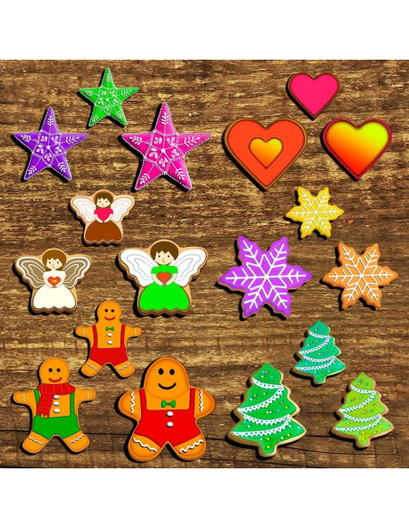 Juego de Cortadores de Galletas de Navidad YXCLIFE - 18 Piezas