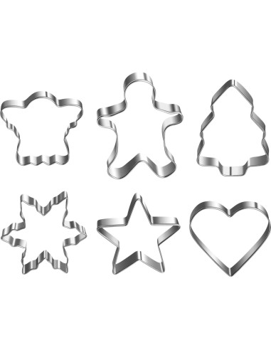 Juego de Cortadores de Galletas de Navidad YXCLIFE - 18 Piezas