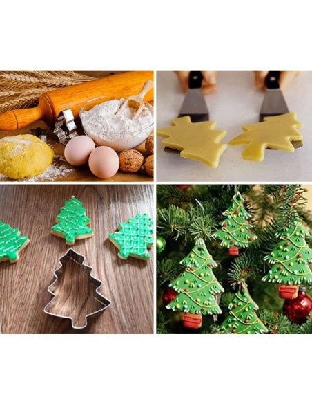 Juego de Cortadores de Galletas de Navidad YXCLIFE - 18 Piezas