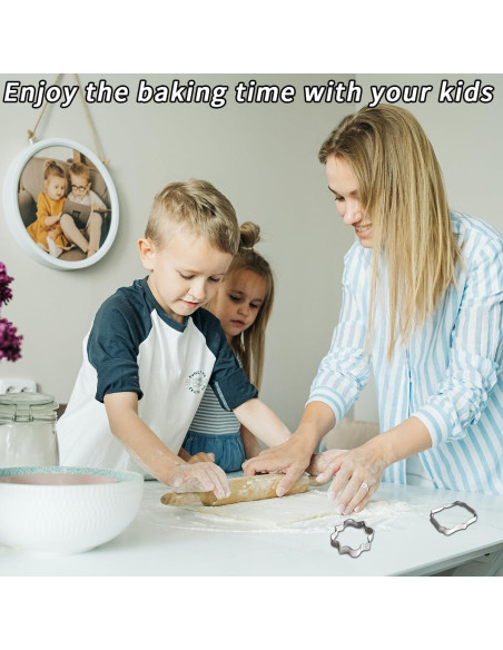 Cortadores de Galletas Kanehosi 10 Piezas Acero Inoxidable