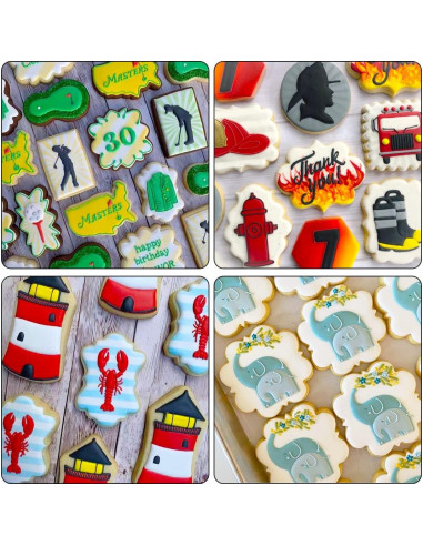 Cortadores de Galletas Kanehosi 10 Piezas Acero Inoxidable