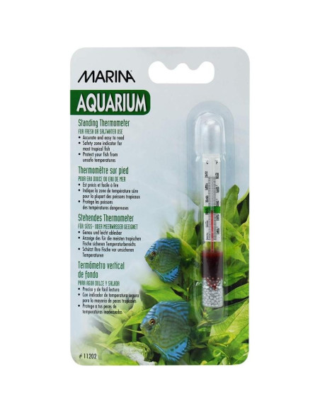 Termómetro de pie Marina para acuario - Lectura en C y F