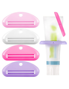 Exprimidor de Pasta de Dientes TKYZMS - 4 Piezas Coloridas