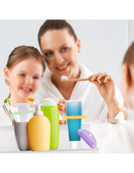 Exprimidor de Pasta de Dientes TKYZMS - 4 Piezas Coloridas