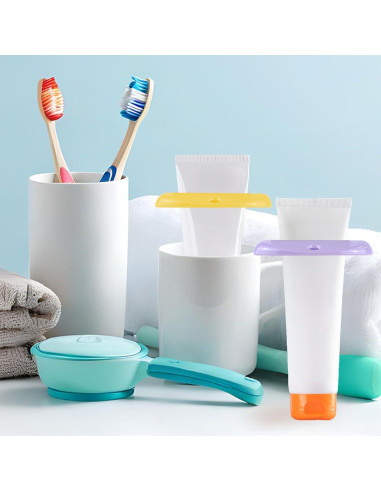 Exprimidor de Pasta de Dientes TKYZMS - 4 Piezas Coloridas