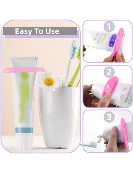 Exprimidor de Pasta de Dientes TKYZMS - 4 Piezas Coloridas