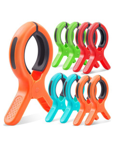 Pinzas para Toallas de Playa KEYBOO - Set de 8 Colores Brillantes