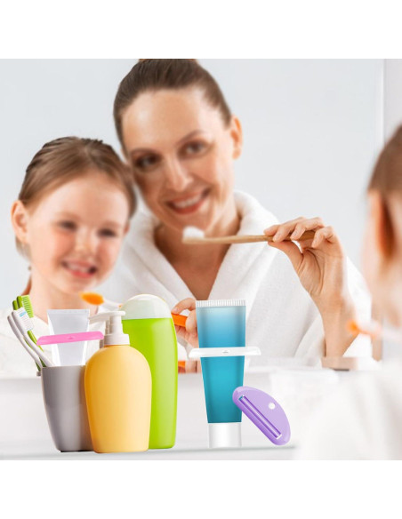 Exprimidor de Pasta de Dientes TKYZMS - 4 Piezas Coloridas