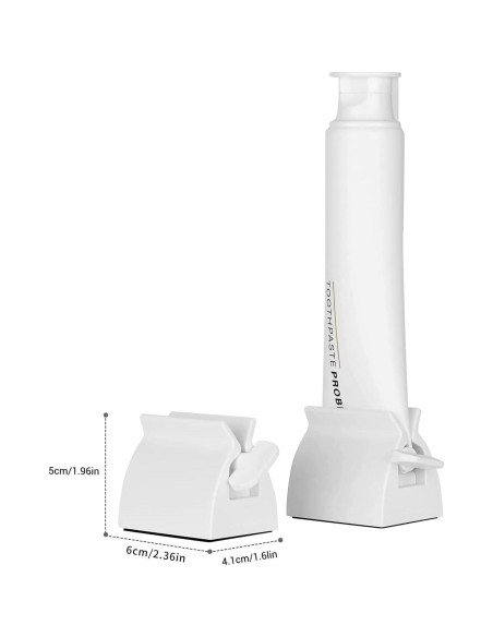 Compresor de Pasta de Dientes Perla Dorada LEE-1000 Blanco