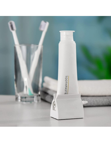 Compresor de Pasta de Dientes Perla Dorada LEE-1000 Blanco