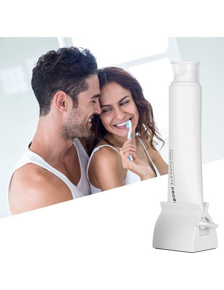 Compresor de Pasta de Dientes Perla Dorada LEE-1000 Blanco