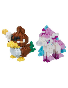 Nanoblock Set 2 Piezas Galarian Farfetch'd y Ponyta