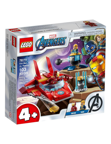 LEGO Marvel Avengers Iron Man vs Thanos 76170 Juguete 4+