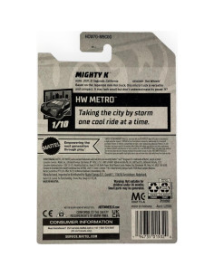 Auto de colección Hot Wheels 2022 Mighty K Rosa 1:64 2