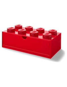 Cajón de Almacenamiento Apilable LEGO Room Copenhagen 8 Rojo