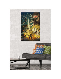 Póster de Pared Ataque a los Titanes Temporada 4 Trends 56.7x86.4cm 2