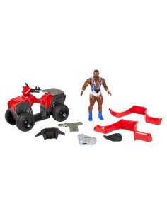 Vehículo de Juguete ATV Mattel WWE Wrekkin' con Big E 15 cm