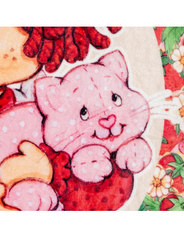 Manta Raschel Silver Buffalo Pastel de Fresa 152x114 cm