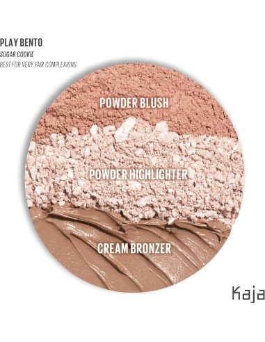 Kaja Trio Esculpible 3-en-1 - Play Bento 00 Galleta de Azúcar