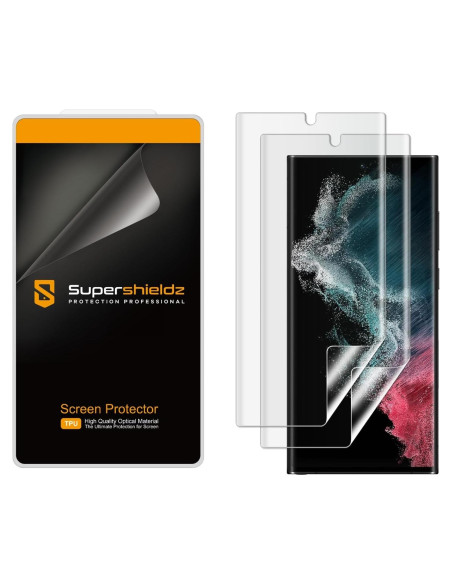 Protector de Pantalla Supershieldz para Samsung Galaxy S22 Ultra - 2 Unidades TPU HD