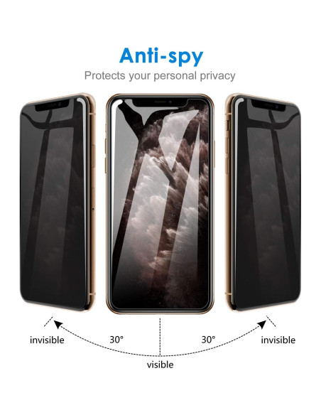 Protector de Pantalla Privado JETech para iPhone 11 Pro/XS/X 5.8"