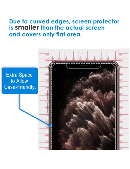 Protector de Pantalla Privado JETech para iPhone 11 Pro/XS/X 5.8"