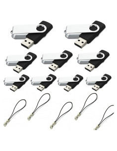 Unidad Flash USB 8GB Mokaabb U804 50 Paquete Negro