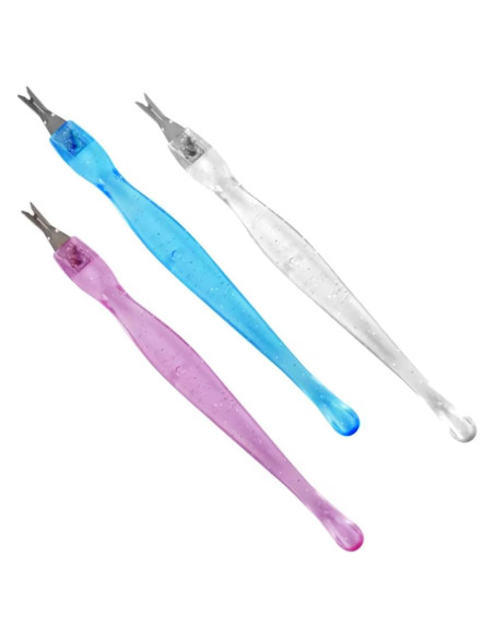 Juego de Herramientas de Uñas LUXXII - 3 Piezas, Cortador y Empujador