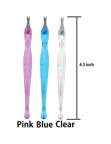 Juego de Herramientas de Uñas LUXXII - 3 Piezas, Cortador y Empujador