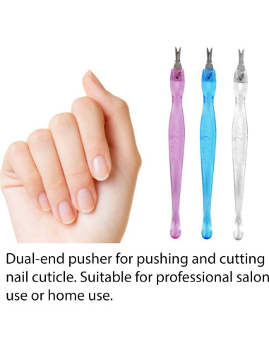 Juego de Herramientas de Uñas LUXXII - 3 Piezas, Cortador y Empujador