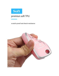 Funda de Llavero TPU MILD EAST para VW Beetle Jetta Rosa 2