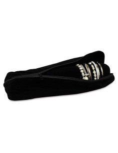 Rollo de Joyería Portátil MOOCA Negro para Pulseras y Relojes