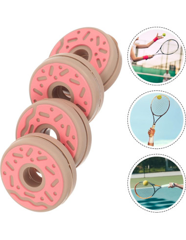 4 Amortiguadores de Vibración para Raqueta de Tenis Silicona